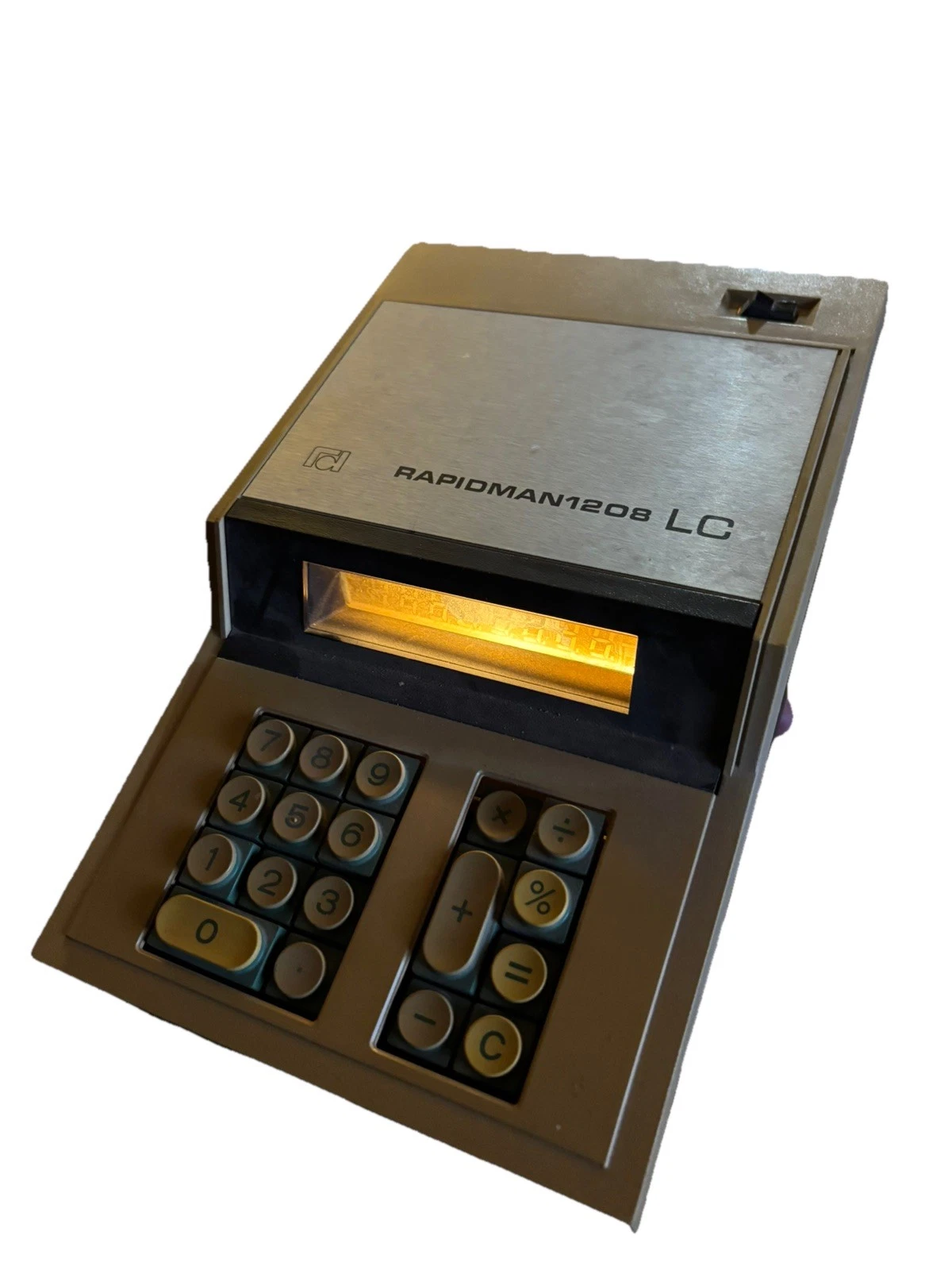 Rapid Data Rapidman 1208 LC Desktop Calculator