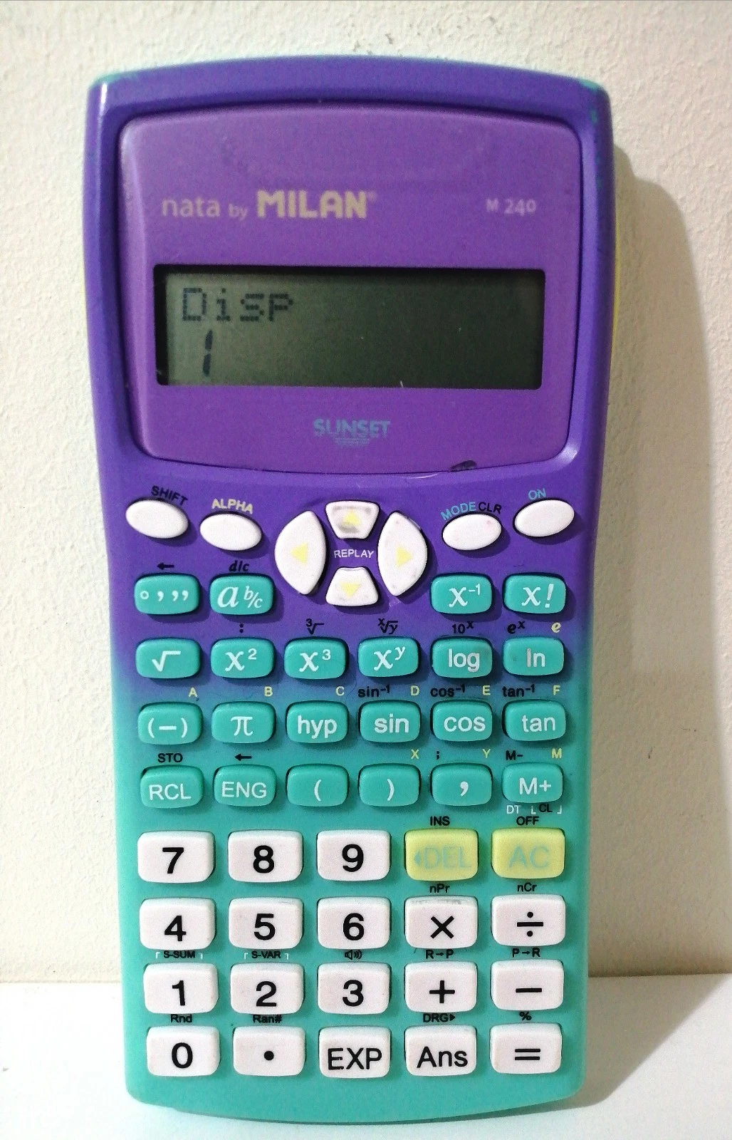 Nata By MILAN M240 Handheld Scientific Calculator