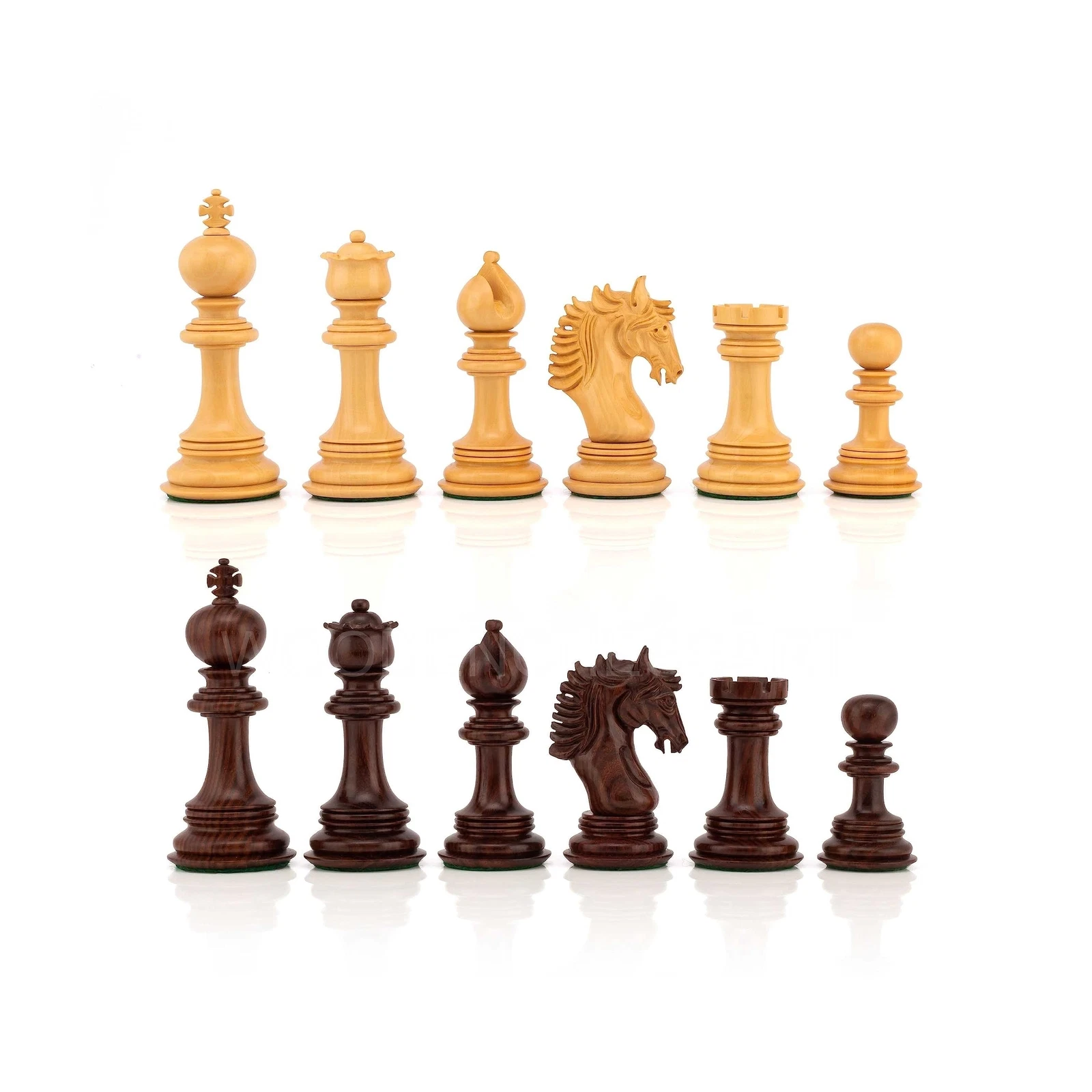 Triple Weighted Chess Pieces (4.5”)