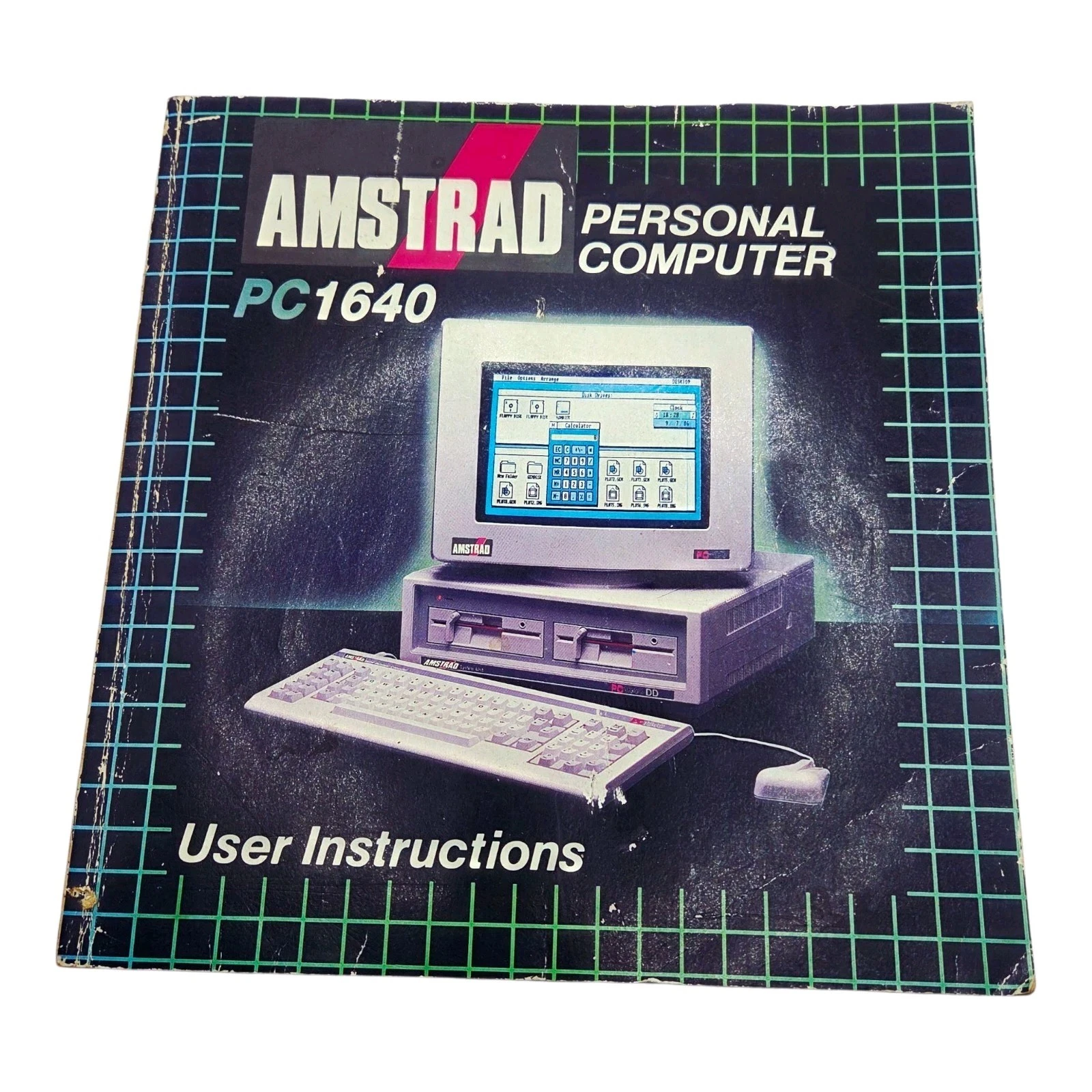 Amstrad User Instructions Manual for PC1640