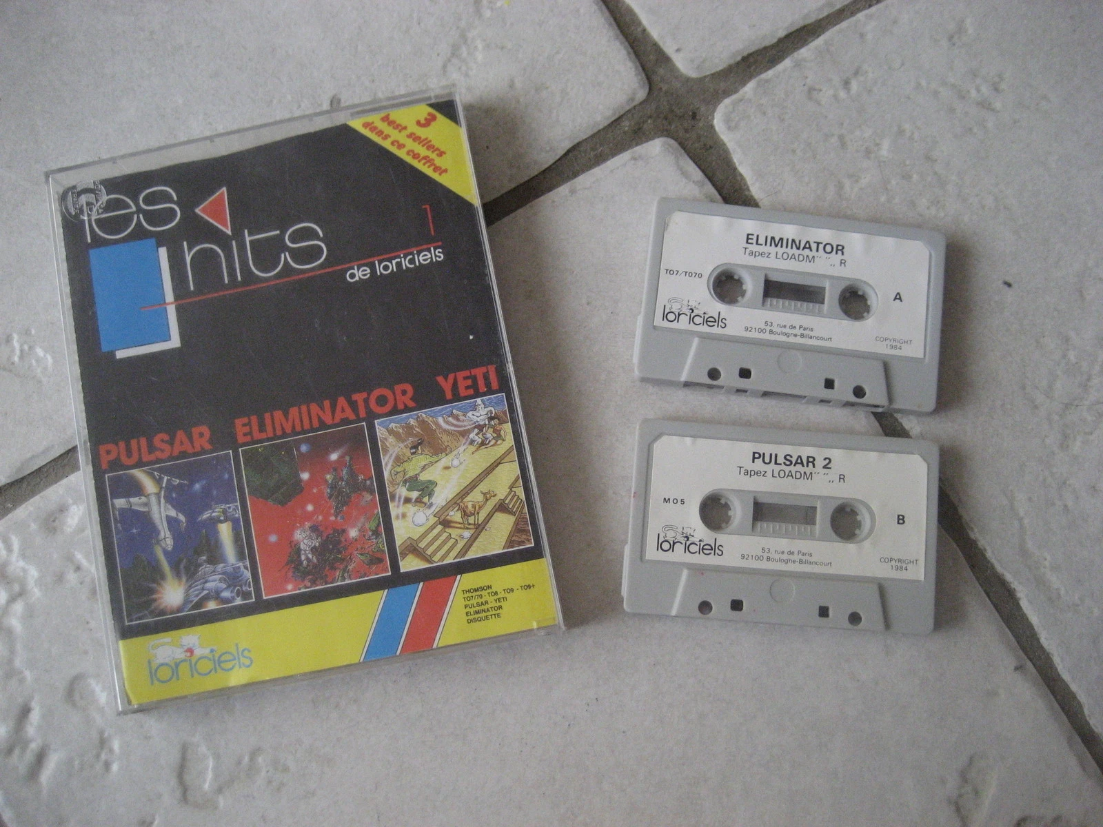 Les Hits de Loriciels (magnetic cassette)