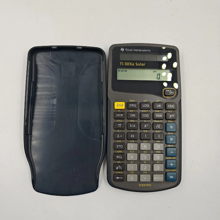 Calculatrice Texas Instruments RC1 - Fonctionnelle, Signes D'Utilisation, Housse
